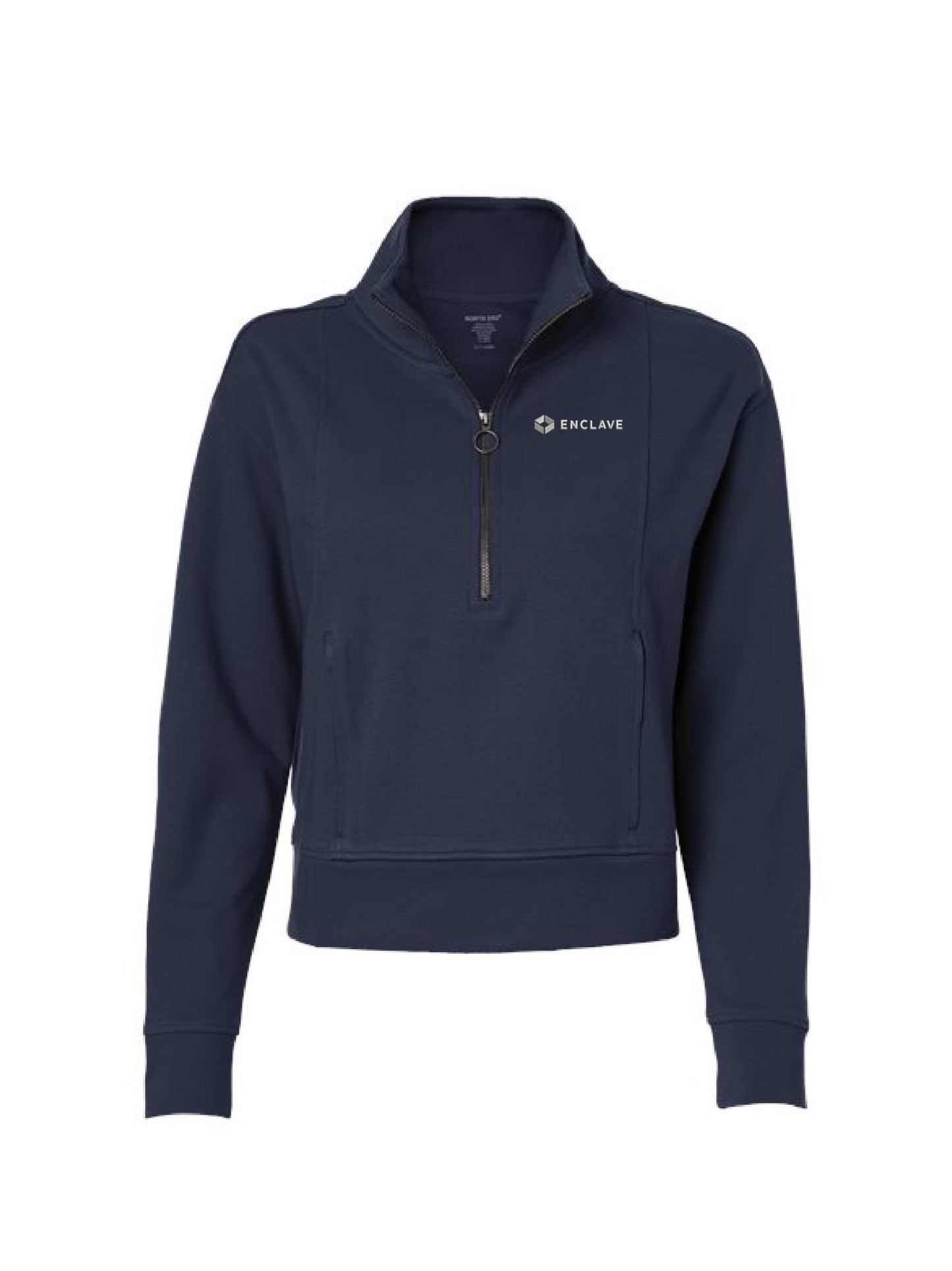 EC225. North End Women's Mantra Half-Zip Ottoman Pullover