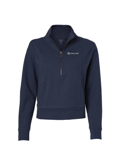 EC225. North End Women's Mantra Half-Zip Ottoman Pullover