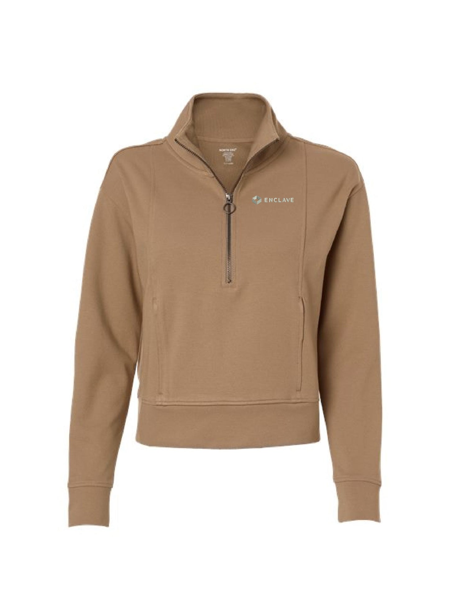 EC225. North End Women's Mantra Half-Zip Ottoman Pullover