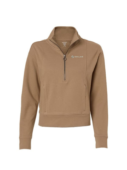EC225. North End Women's Mantra Half-Zip Ottoman Pullover