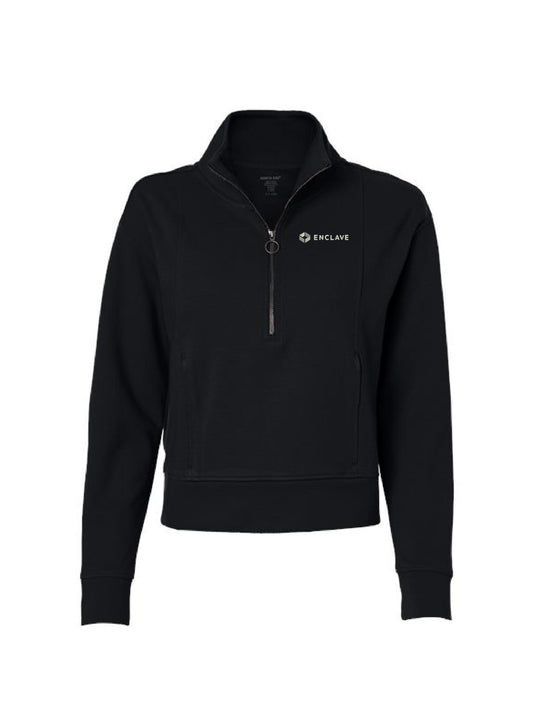 EC225. North End Women's Mantra Half-Zip Ottoman Pullover
