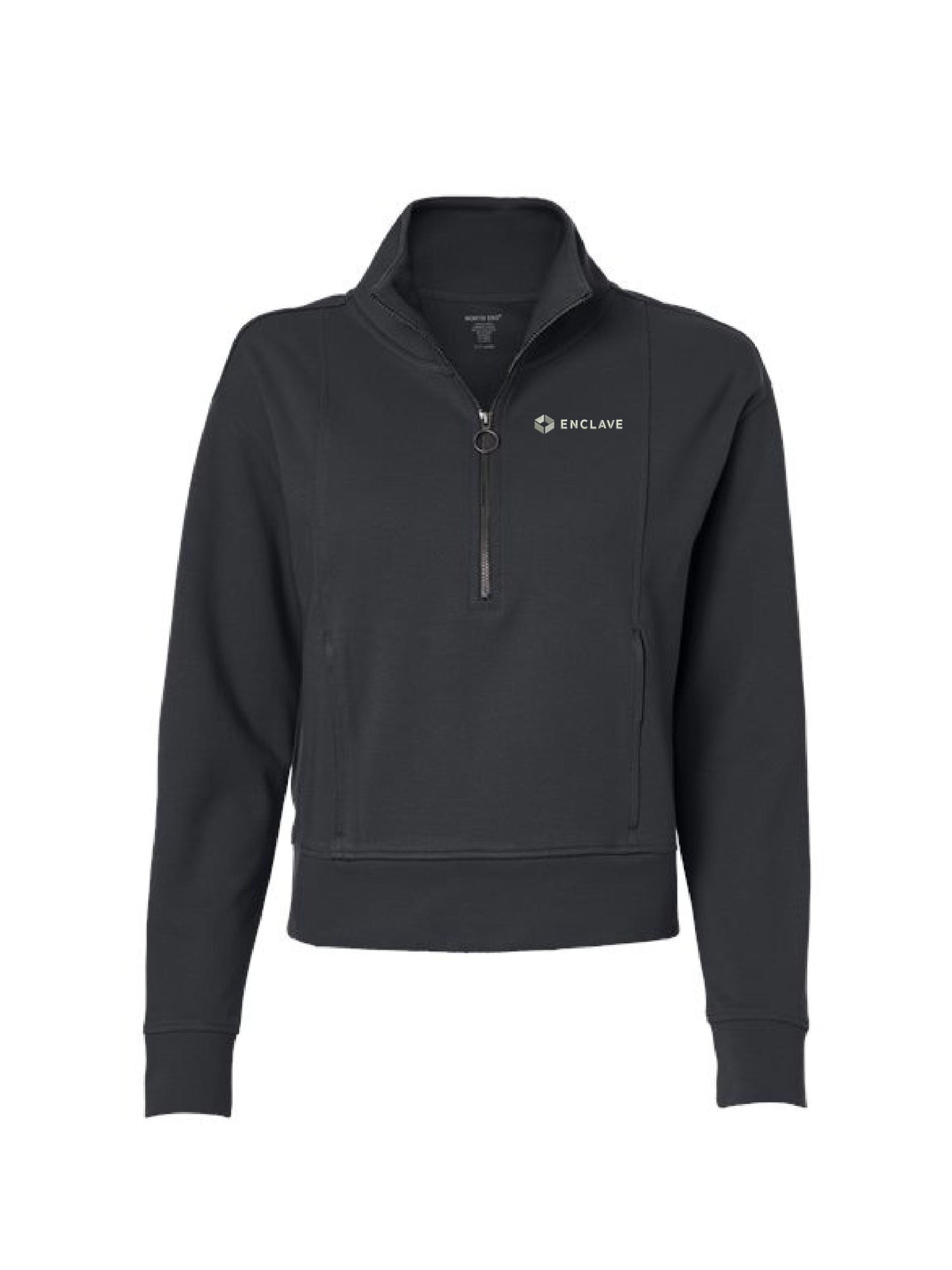 EC225. North End Women's Mantra Half-Zip Ottoman Pullover