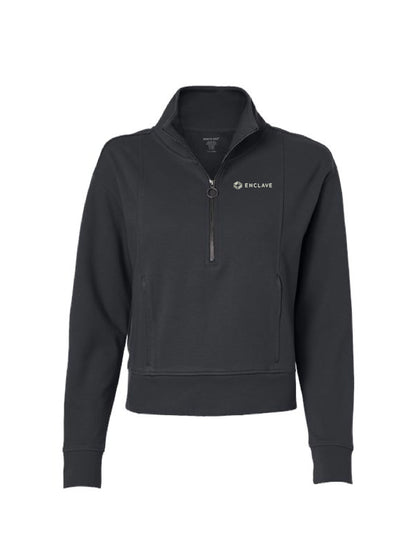 EC225. North End Women's Mantra Half-Zip Ottoman Pullover