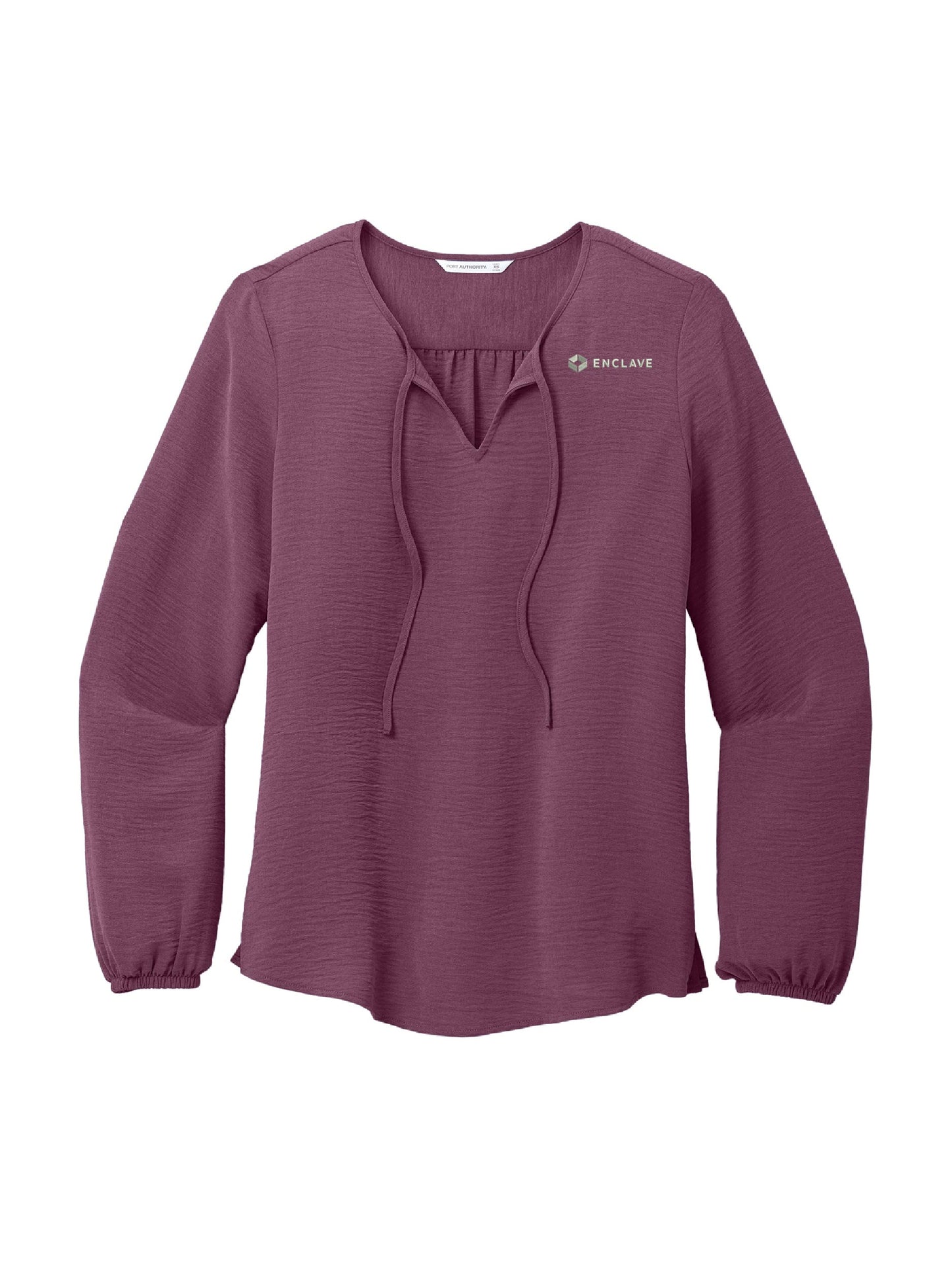 EC238. Port Authority® Women's Textured Crepe Blouse