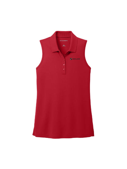 EC221. Port Authority® Women's Dry Zone® UV Micro-Mesh Sleeveless Polo