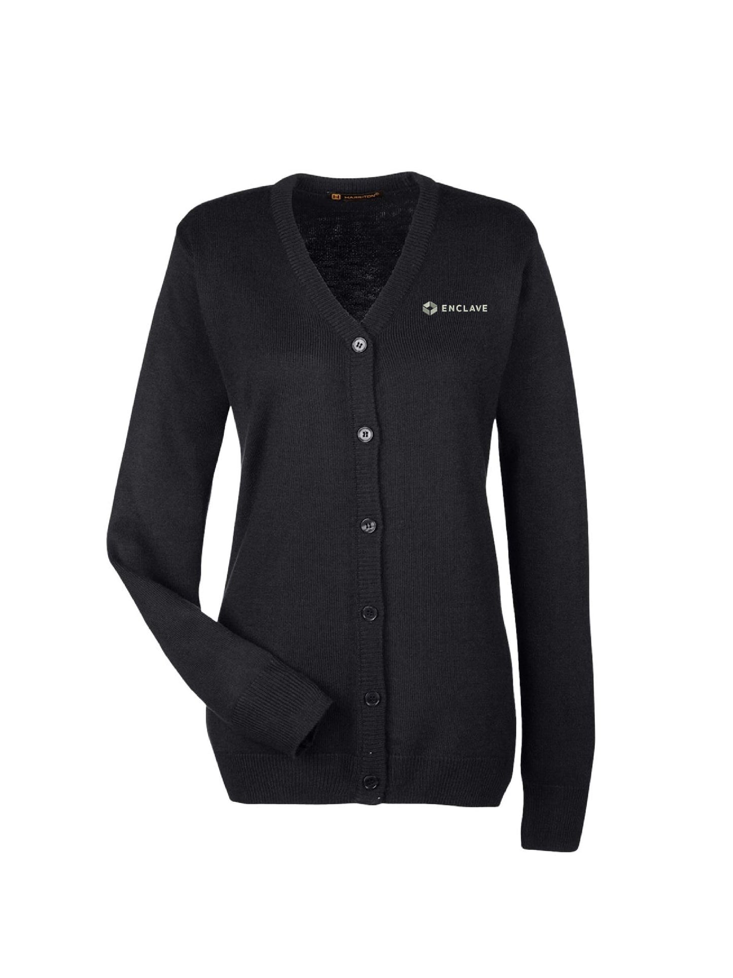 EC241. Harriton Women's Pilbloc V-Neck Button Cardigan Sweater