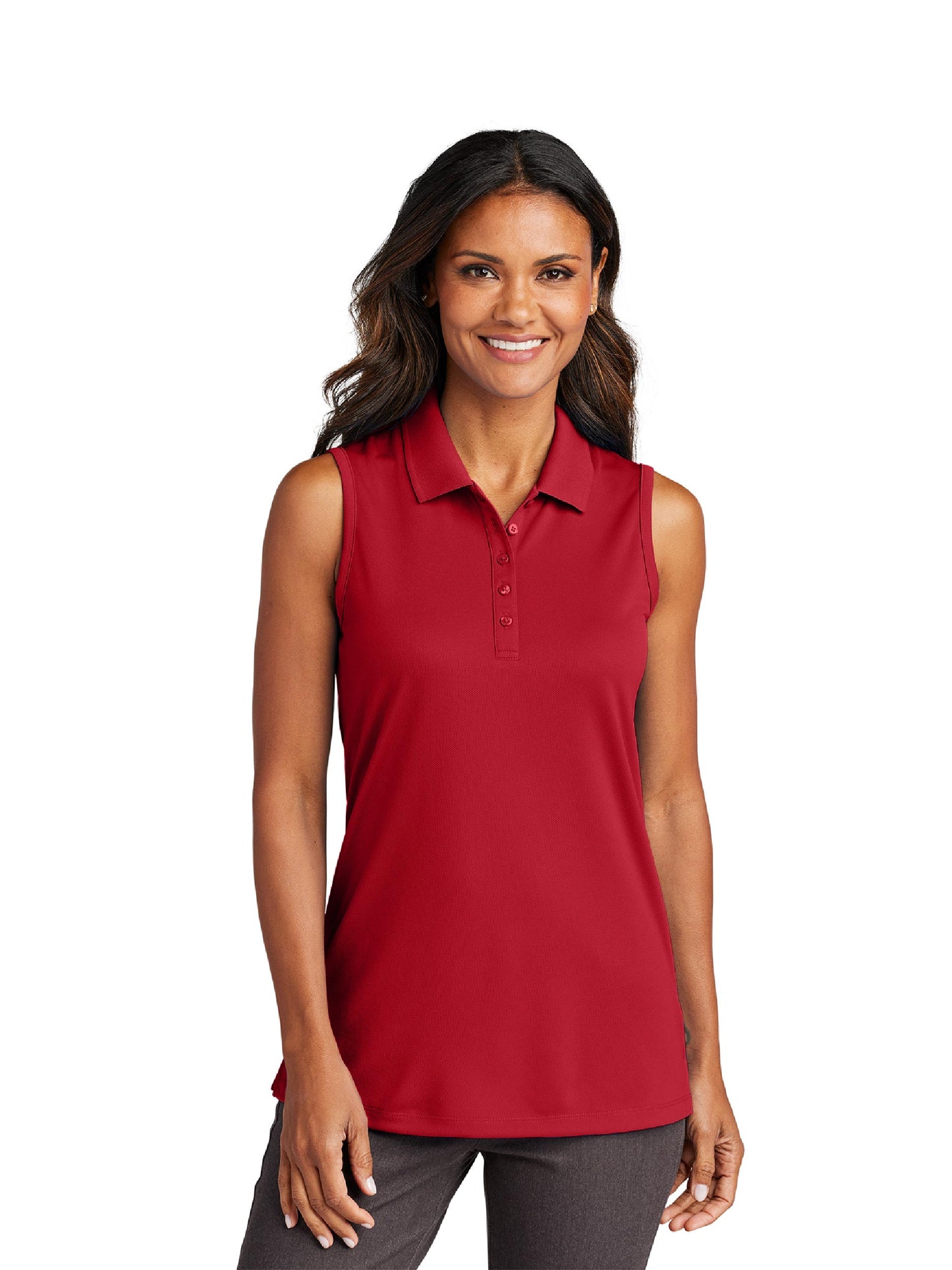 EC221. Port Authority® Women's Dry Zone® UV Micro-Mesh Sleeveless Polo