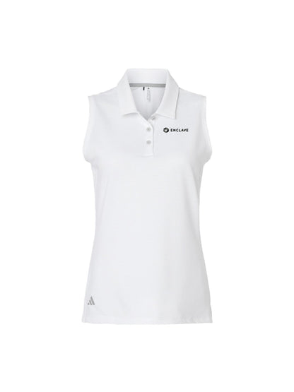 EC209. Adidas Women's Ottoman Sleeveless Polo