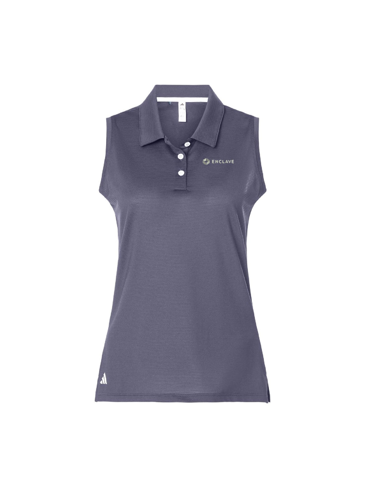 EC209. Adidas Women's Ottoman Sleeveless Polo