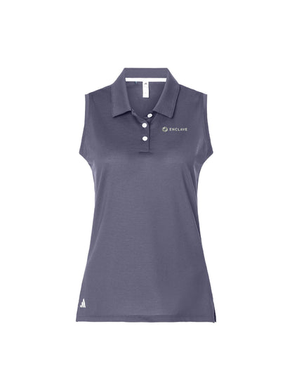 EC209. Adidas Women's Ottoman Sleeveless Polo