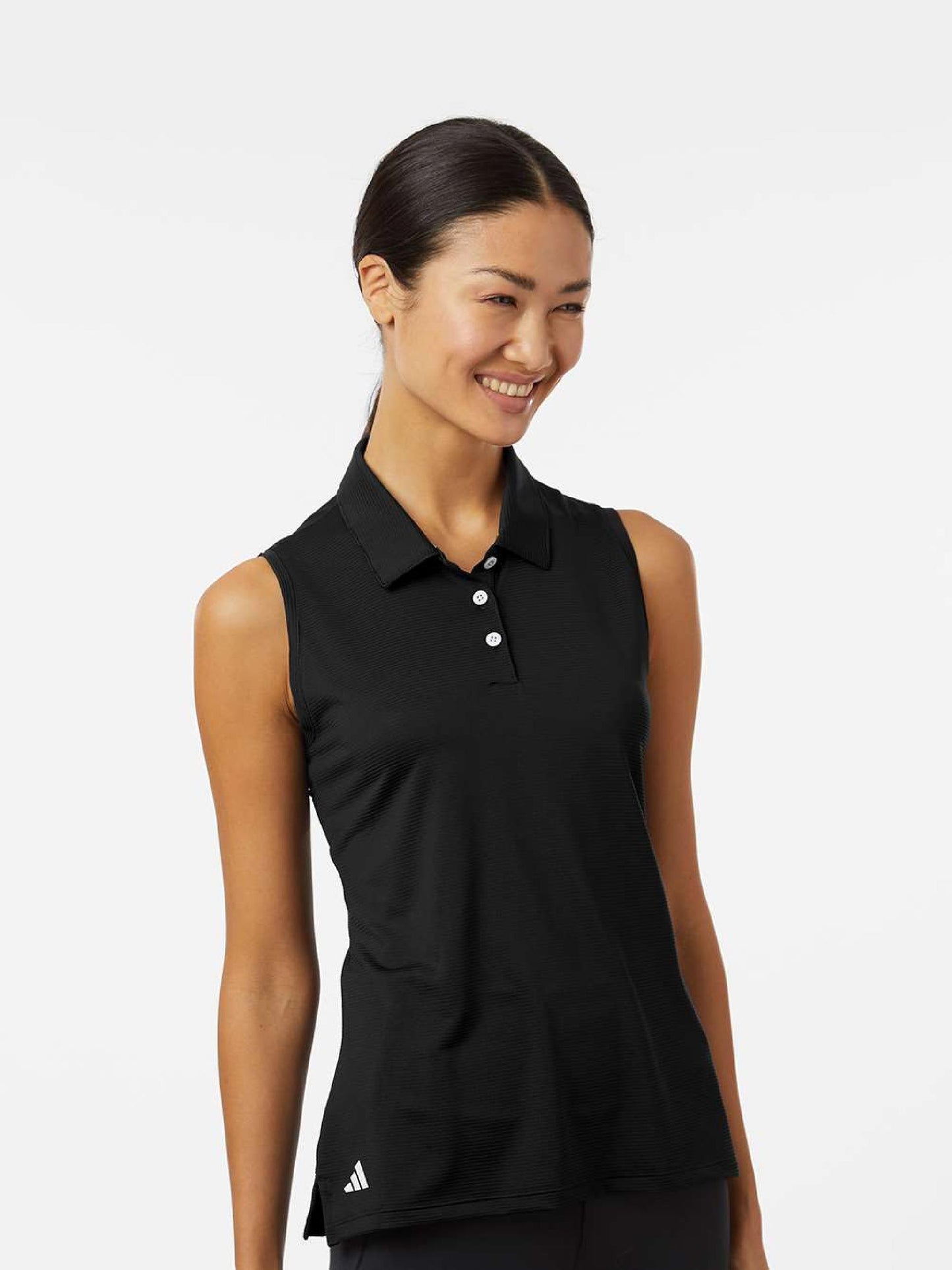 EC209. Adidas Women's Ottoman Sleeveless Polo