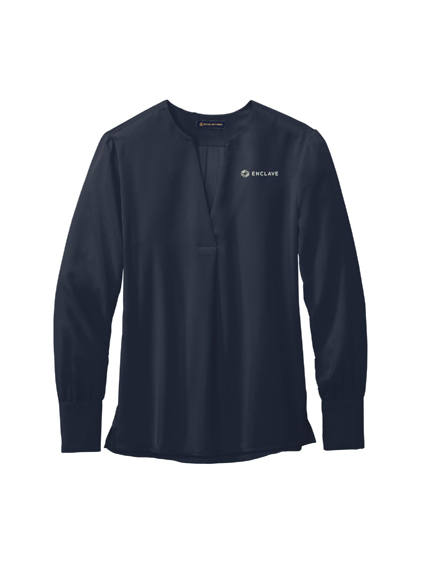EC243. Brooks Brothers® Women’s Open-Neck Satin Blouse