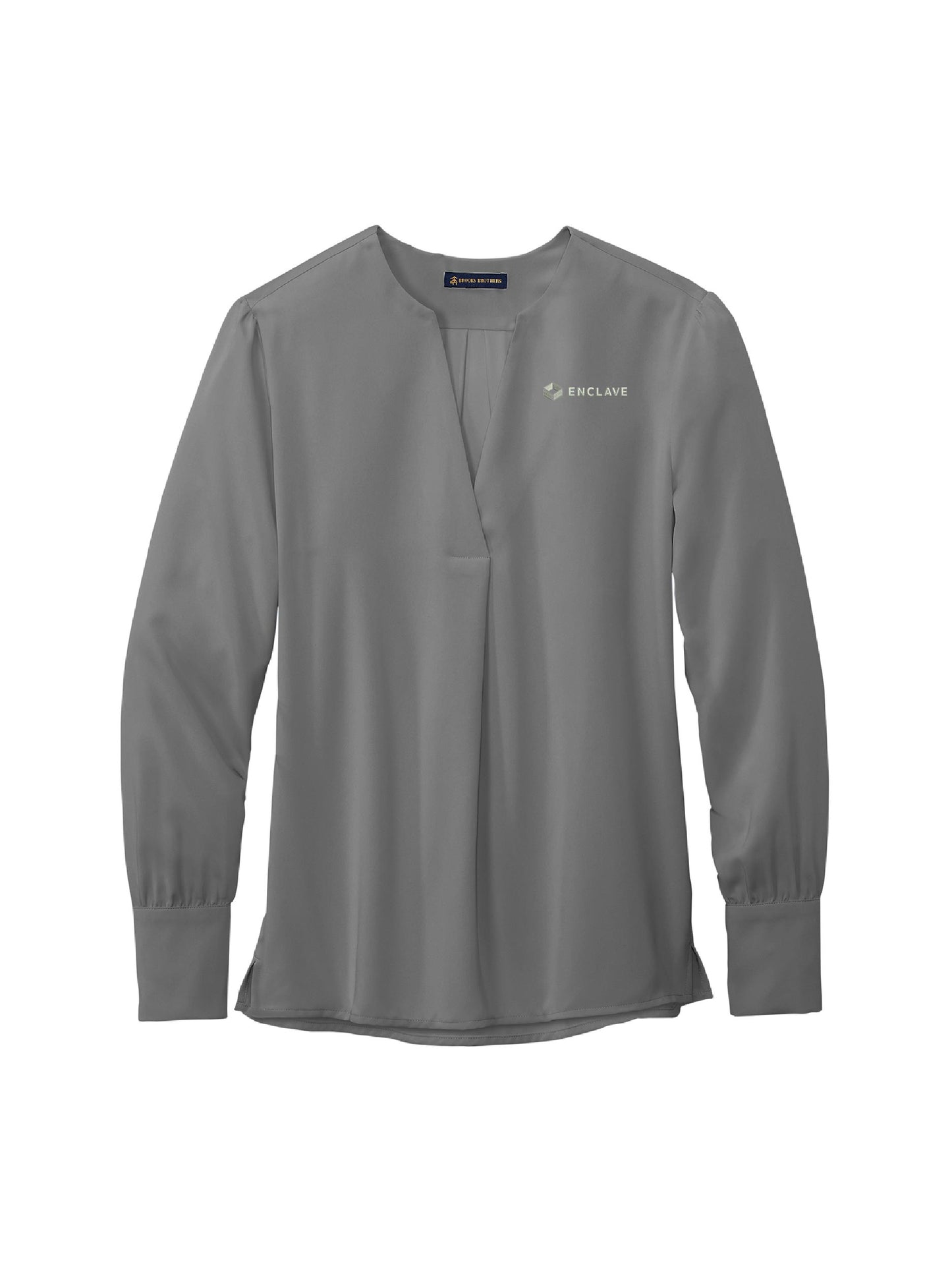 EC243. Brooks Brothers® Women’s Open-Neck Satin Blouse