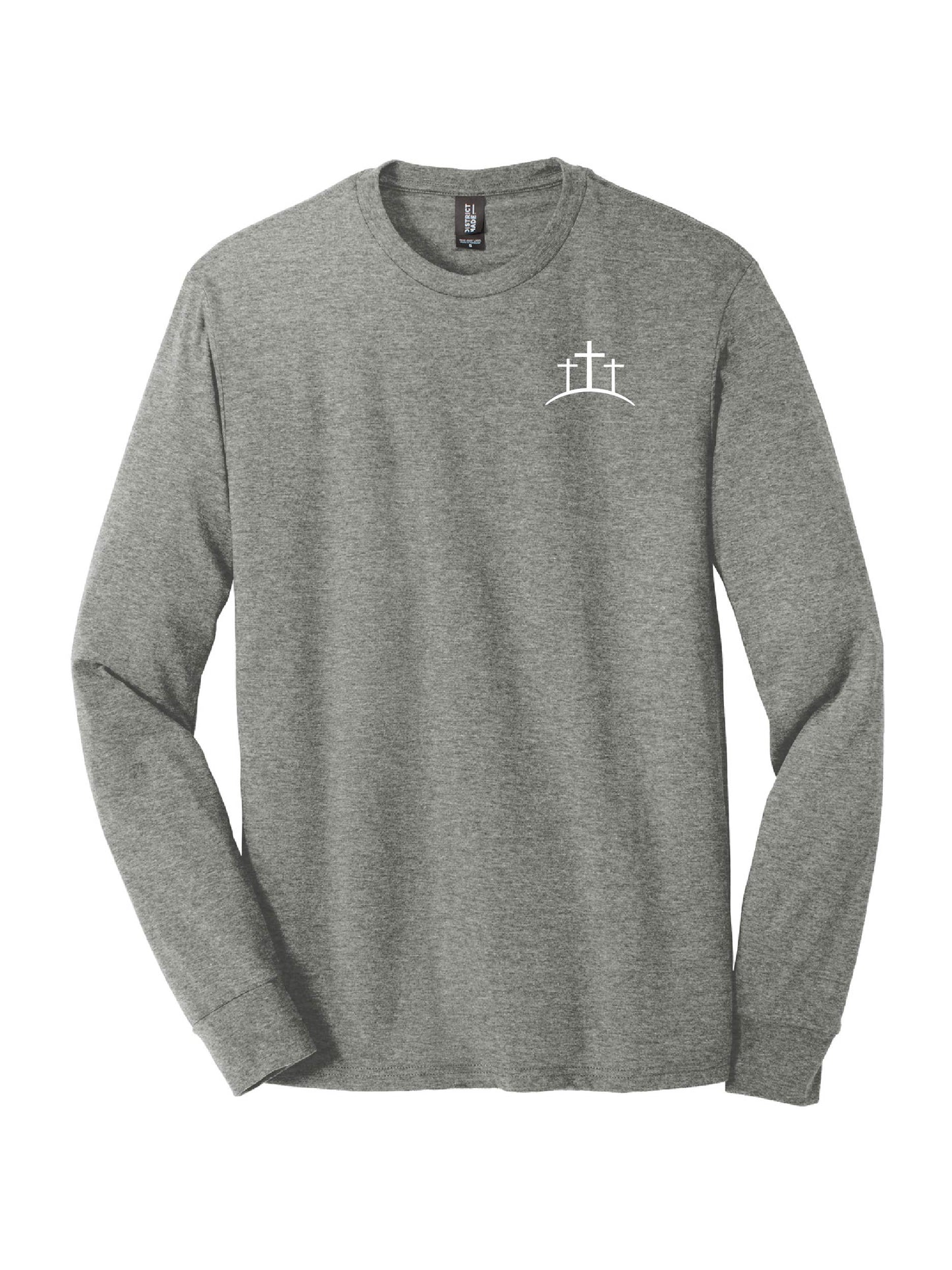 FB302. District® Perfect Tri Long sleeve Tee