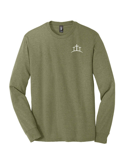 FB302. District® Perfect Tri Long sleeve Tee