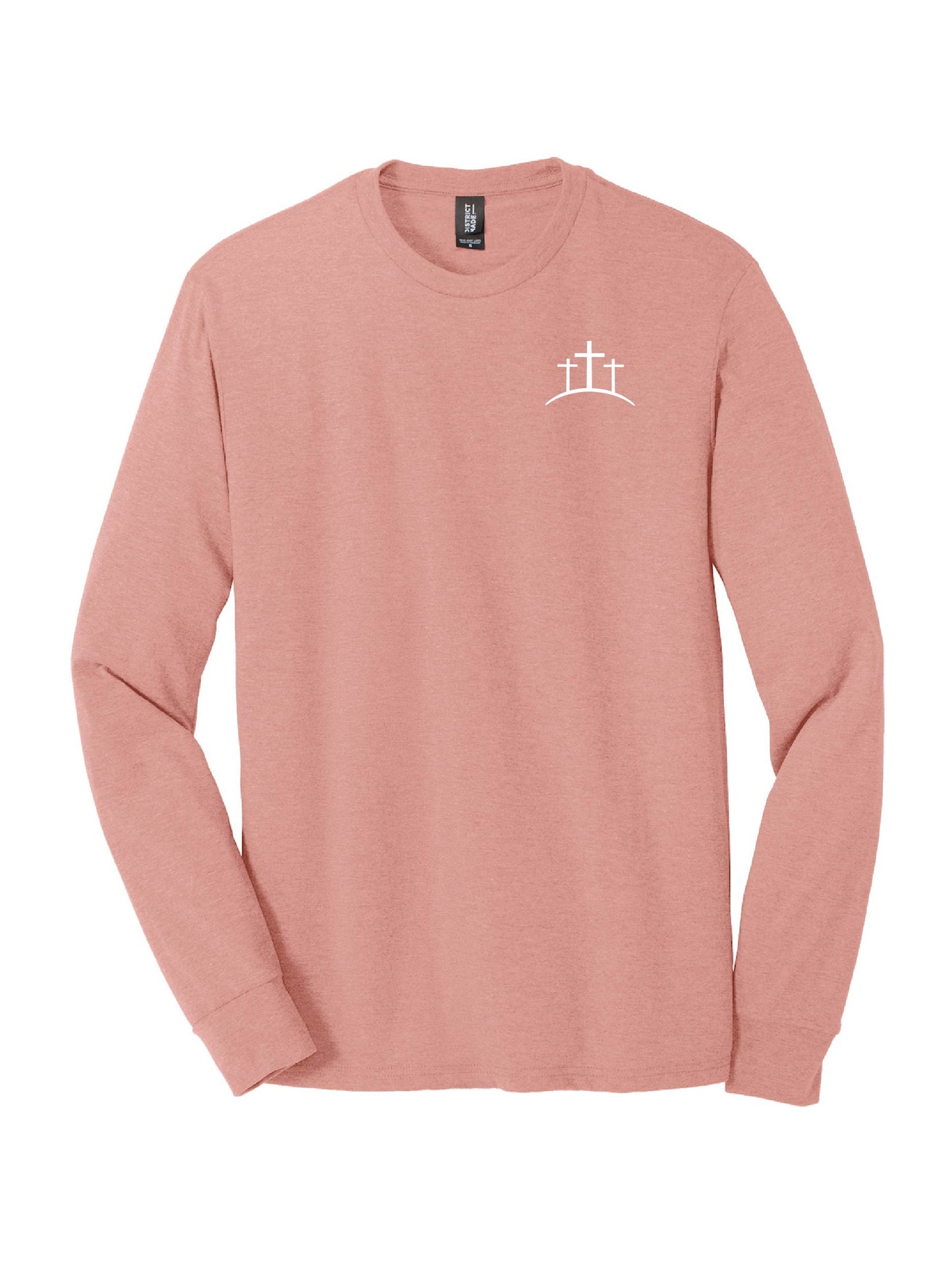 FB302. District® Perfect Tri Long sleeve Tee