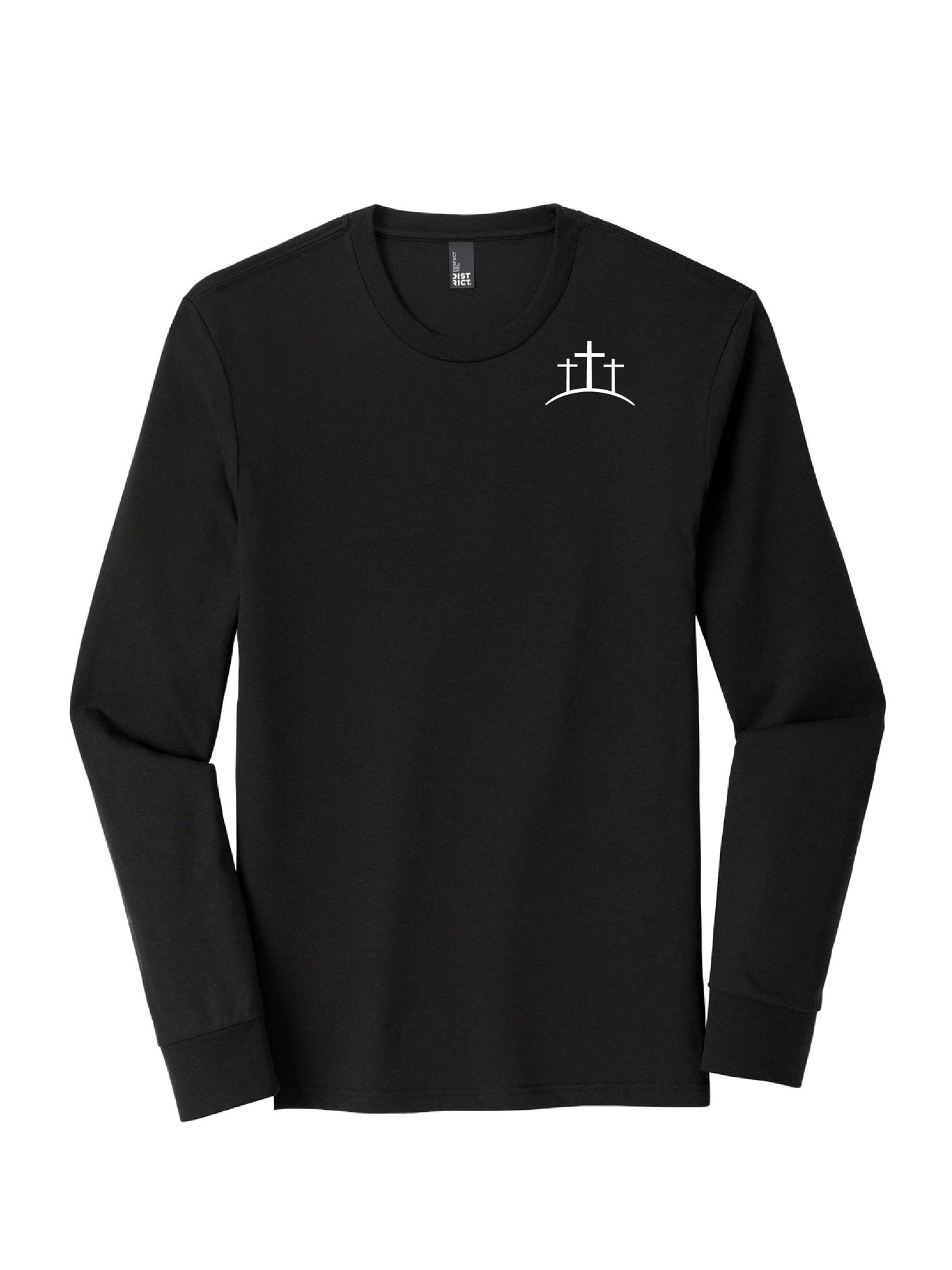 FB302. District® Perfect Tri Long sleeve Tee