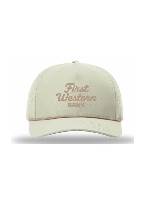 FW500. Richardson Laser Perf Performance Rope Cap