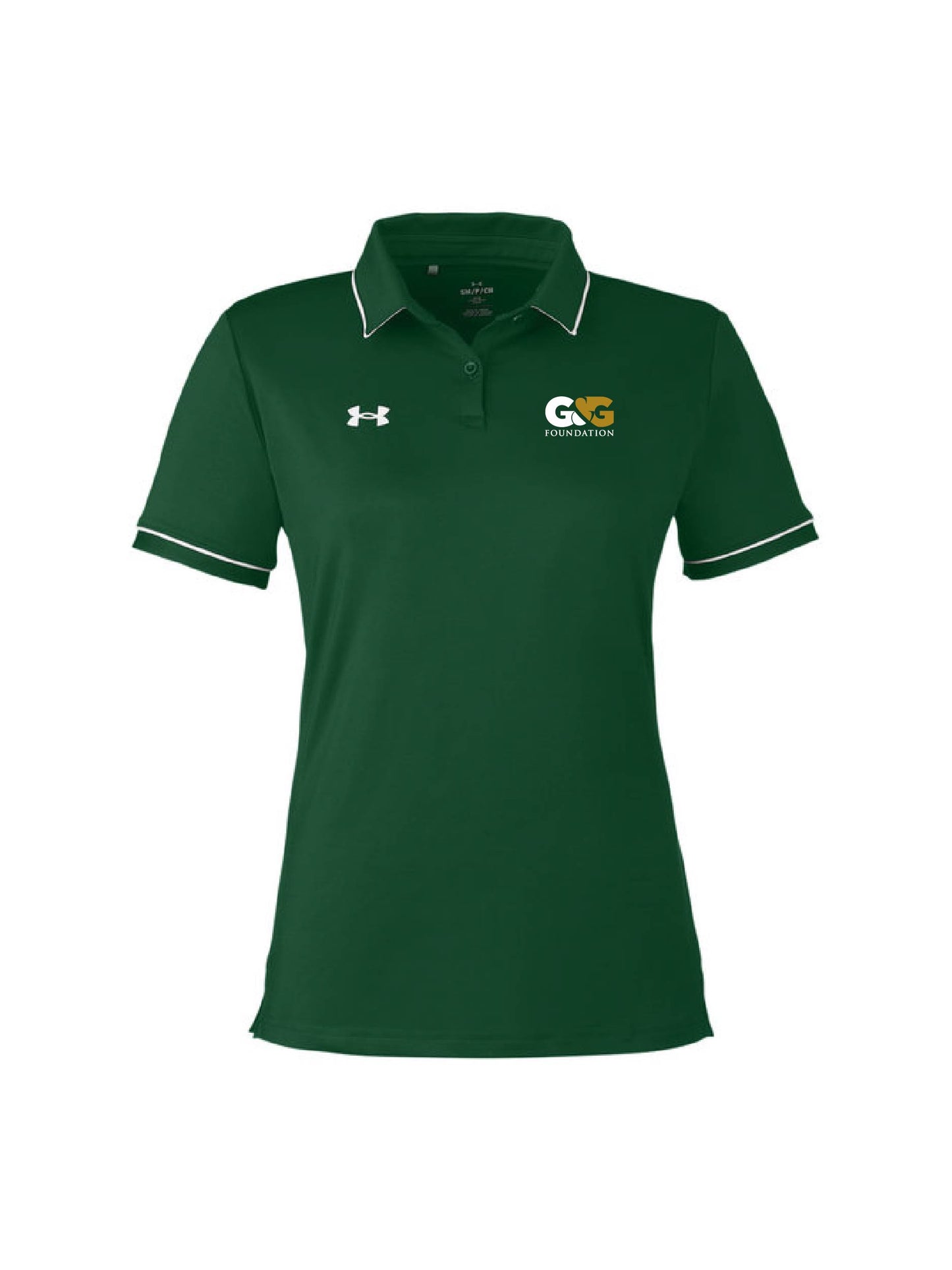 GGF101. Under Armour Ladies' Tipped Teams Performance Polo