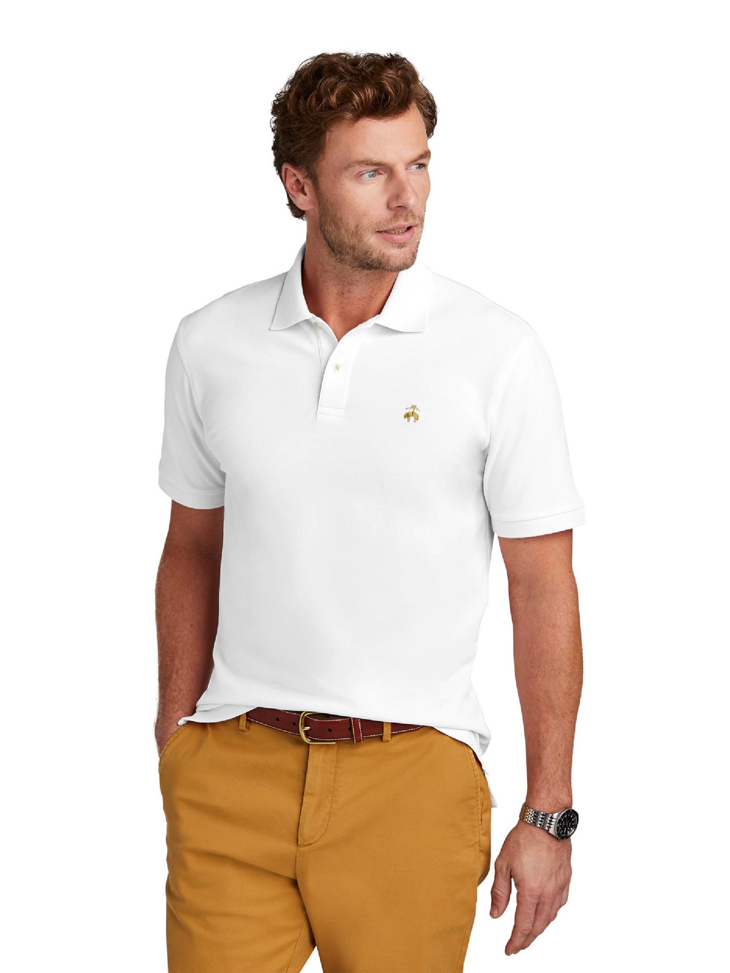 GGF200. Brooks Brothers® Pima Cotton Pique Polo