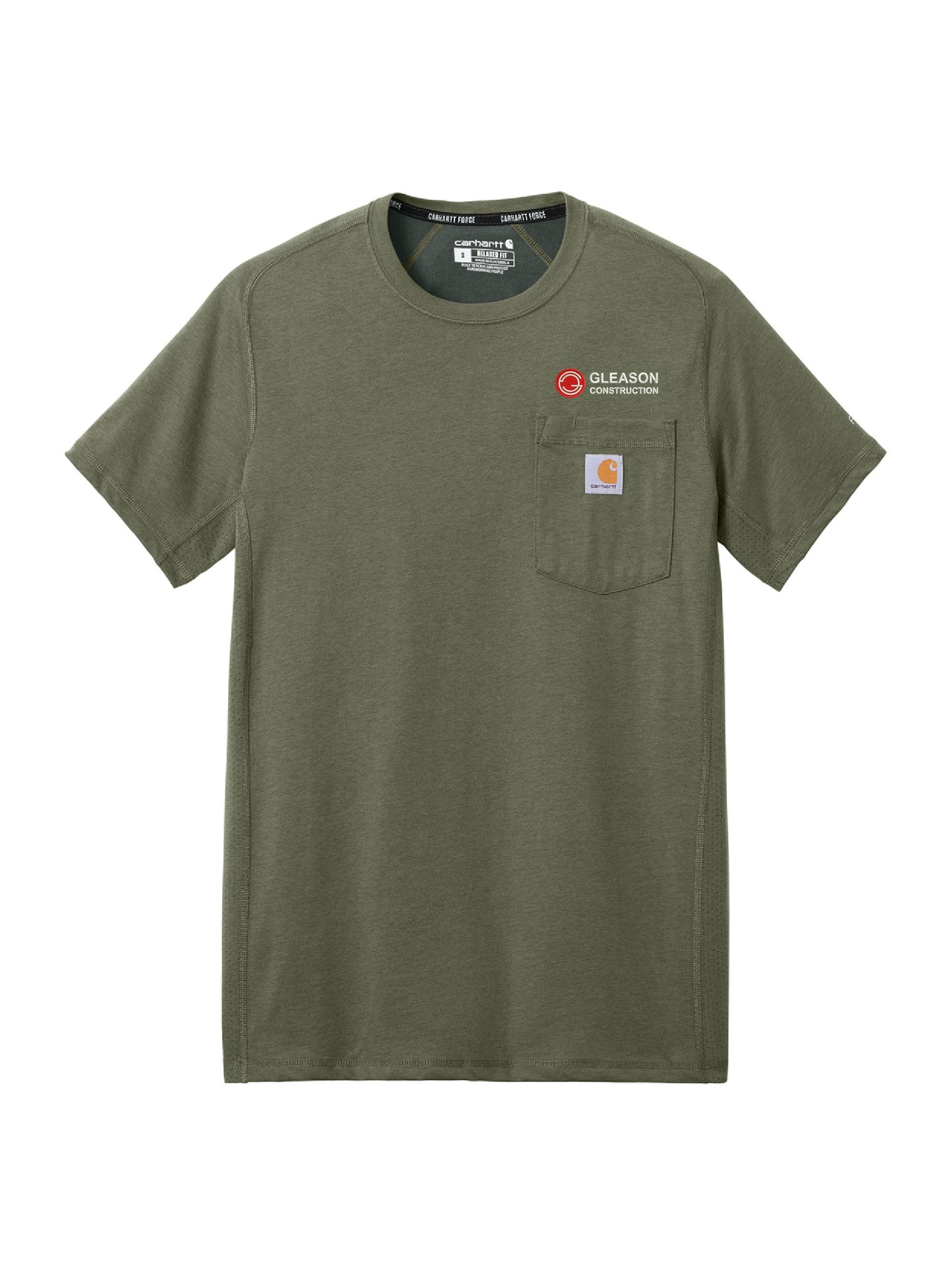 GLCO100. Carhartt Force® Short Sleeve Pocket T-Shirt