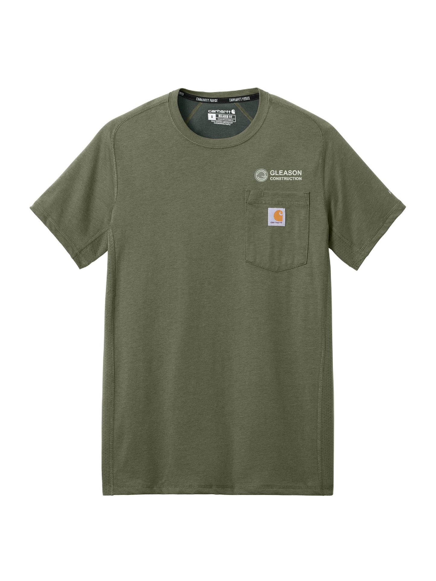 GLCO100. Carhartt Force® Short Sleeve Pocket T-Shirt