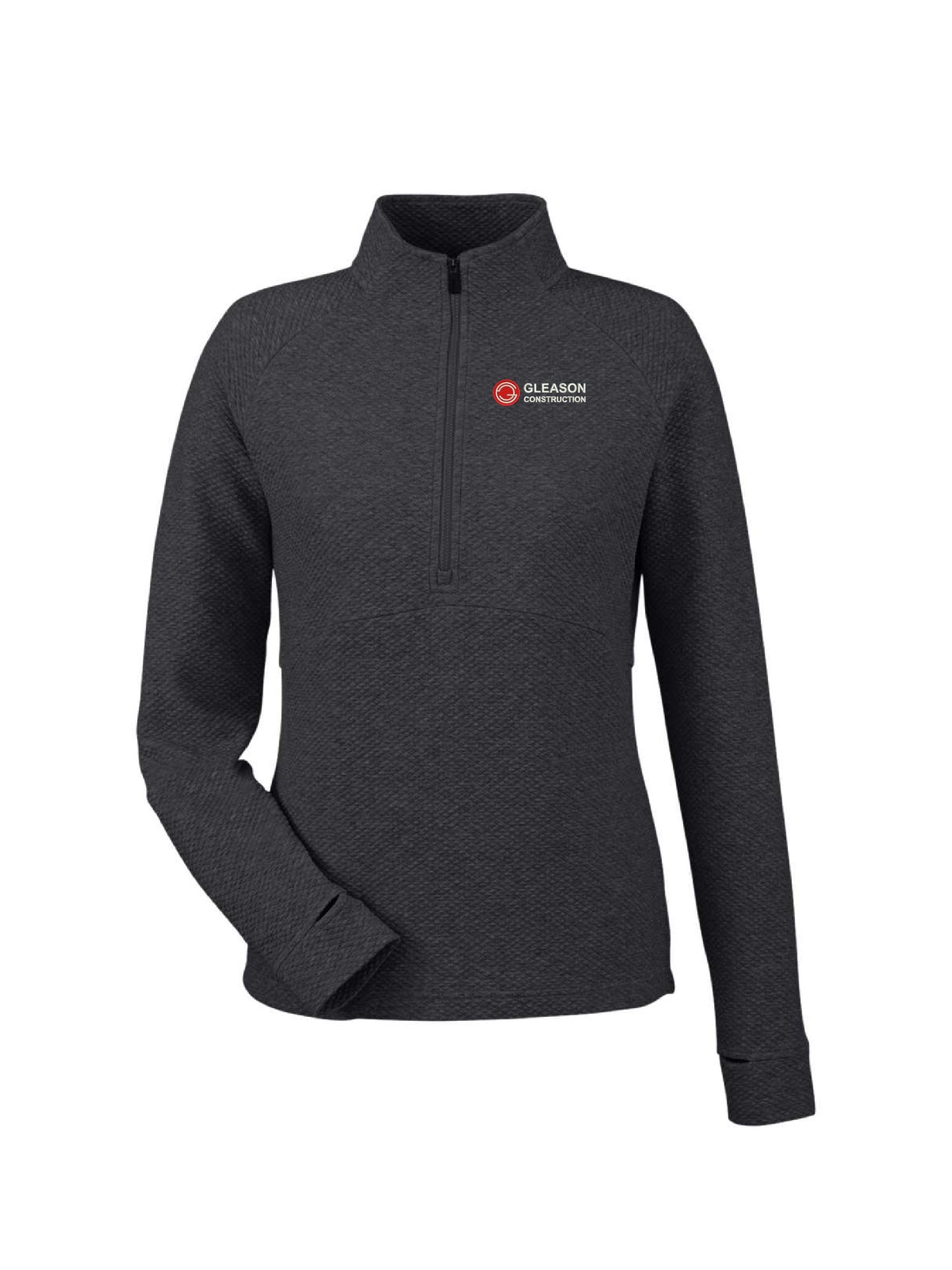 GLCO210. North End Women's Spirit Textured 1/4-Zip Pullover