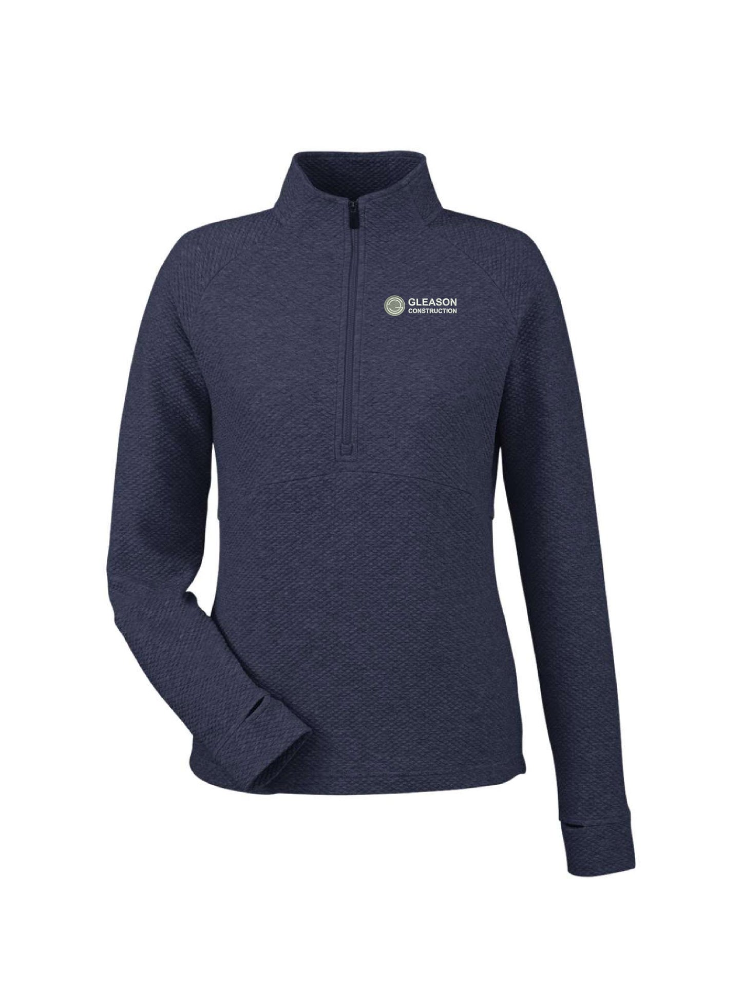 GLCO210. North End Women's Spirit Textured 1/4-Zip Pullover