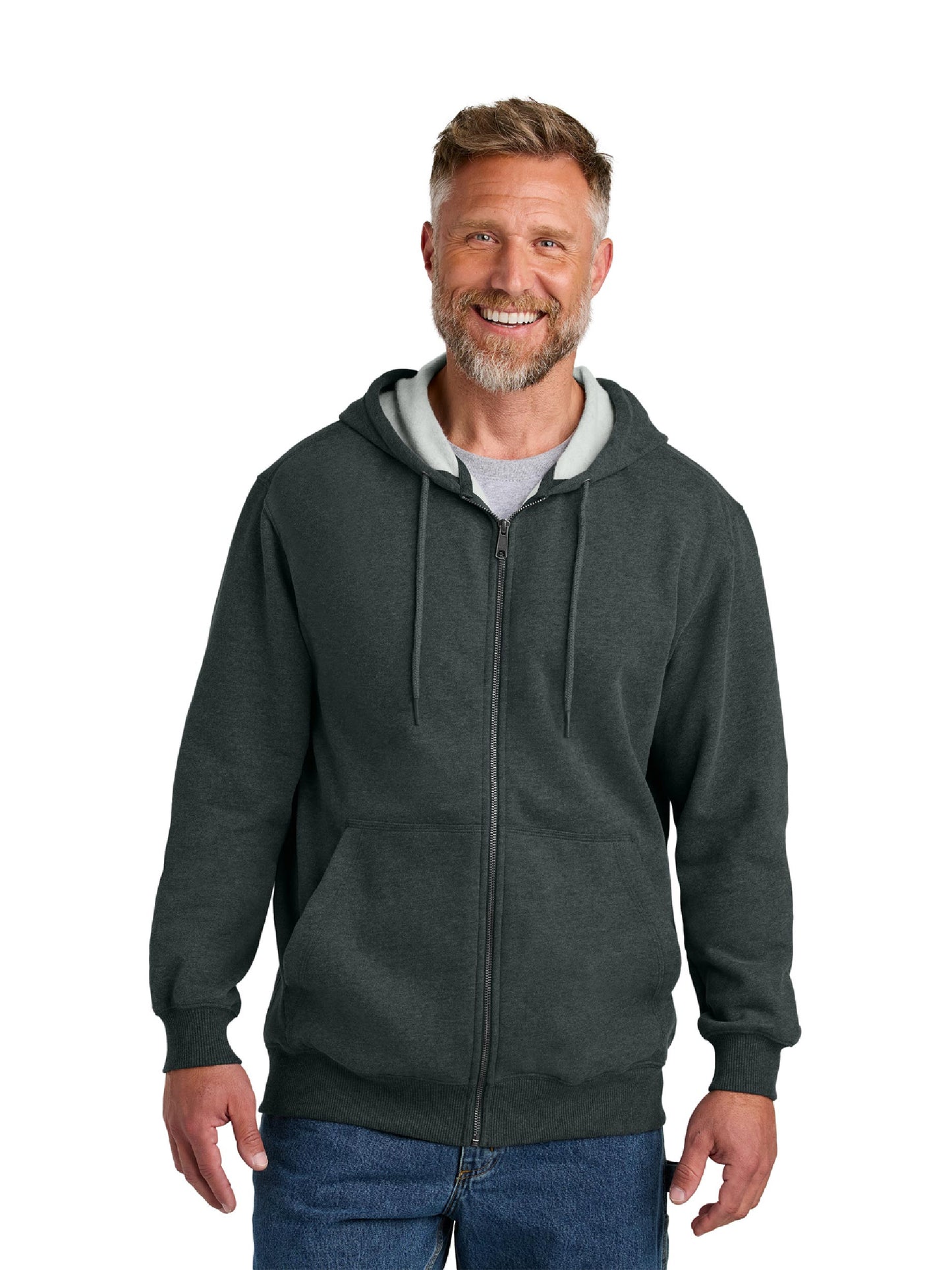 GLCO121. CornerStone® Tough Fleece Full-Zip Hoodie