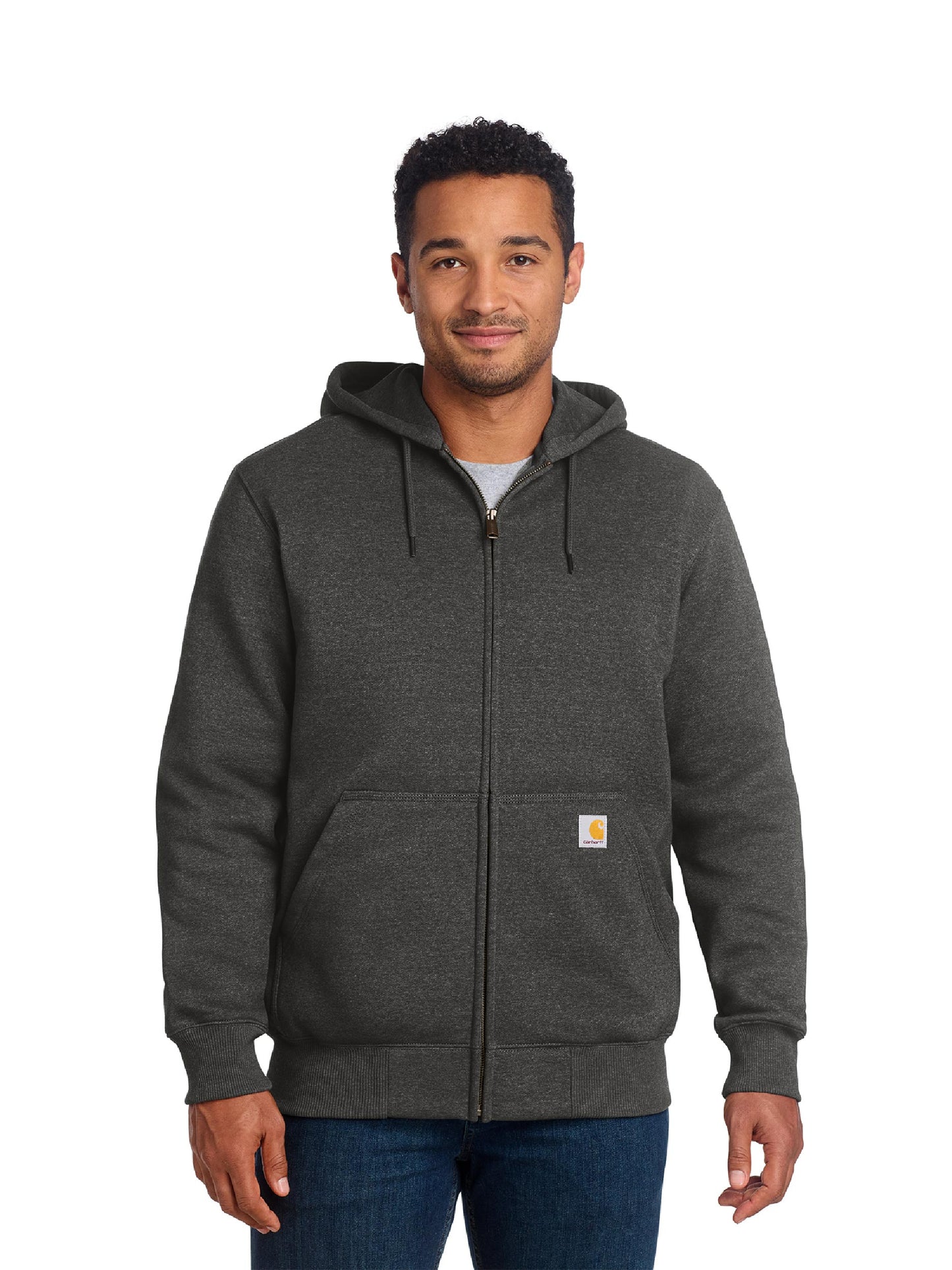 GLCO124. Carhartt® Rain Defender® Paxton Heavyweight Hooded Zip-Front Sweatshirt
