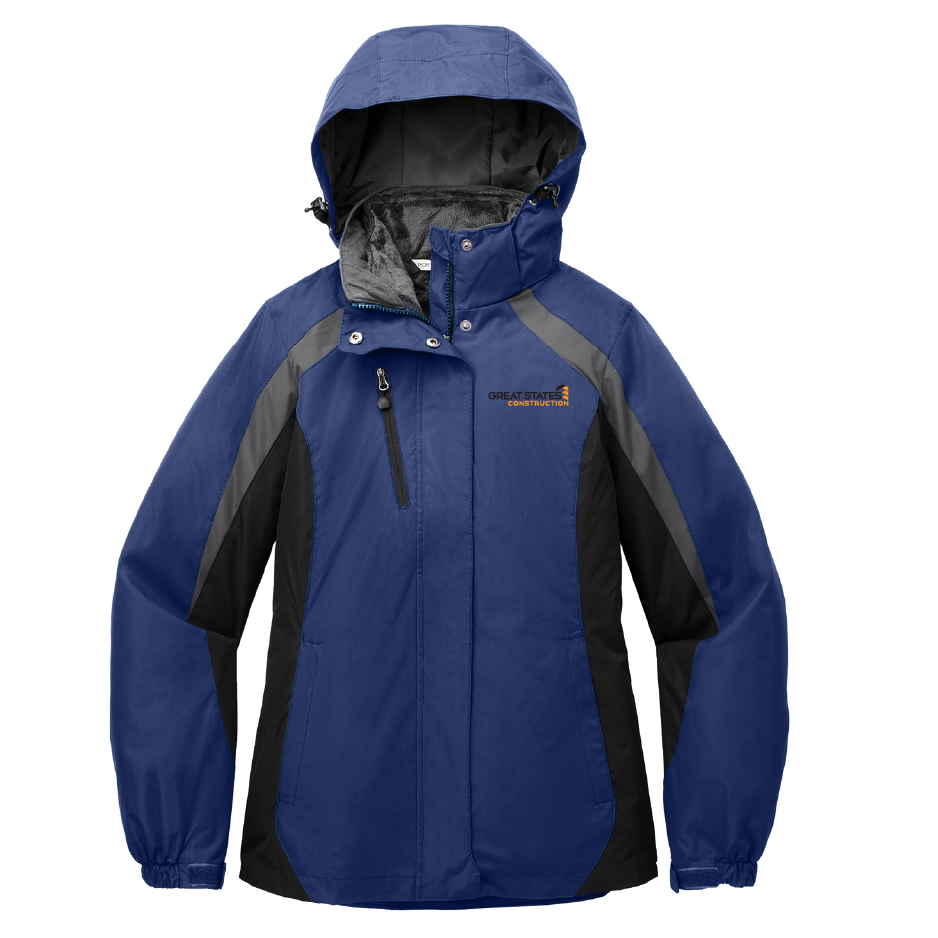 GSC120. Port Authority® Ladies Colorblock 3-in-1 Jacket