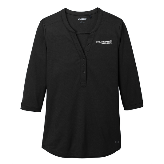 GSC121. OGIO ® Ladies Jewel Henley