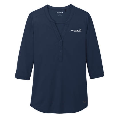 GSC121. OGIO ® Ladies Jewel Henley