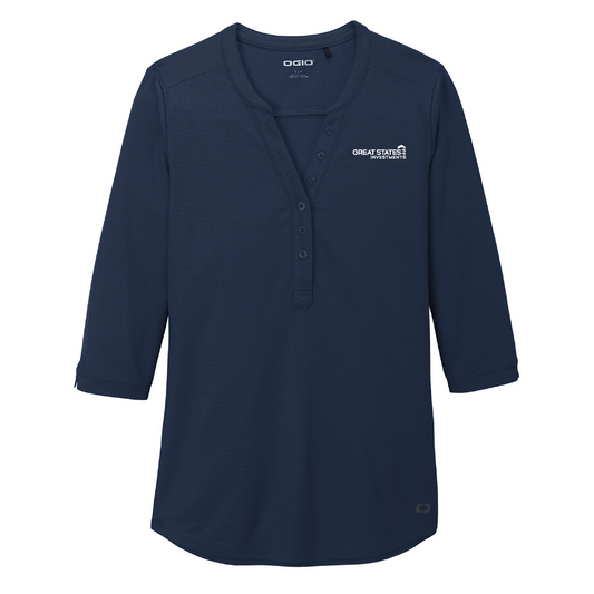 GSC121. OGIO ® Ladies Jewel Henley
