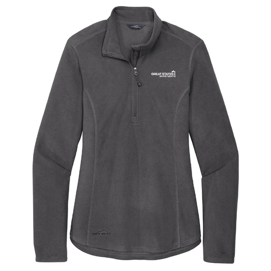 GSC128. Eddie Bauer® Ladies 1/2-Zip Microfleece Jacket