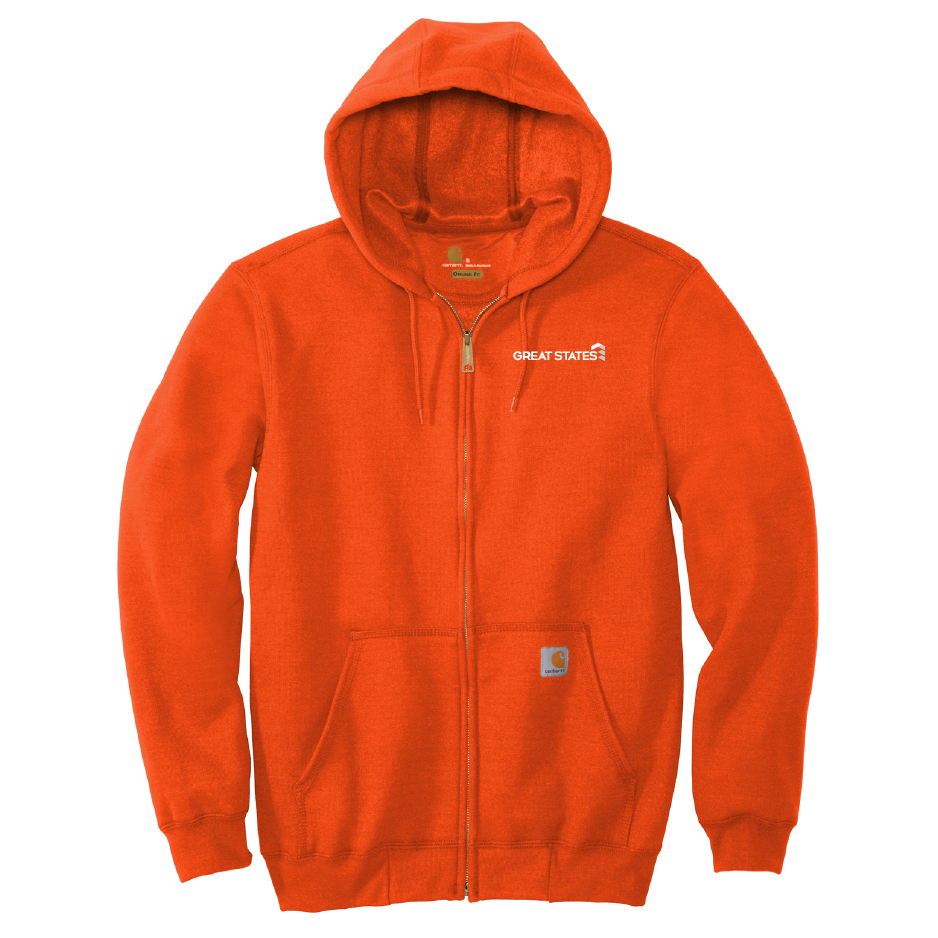 GSC237. Carhartt ® Midweight Hooded Zip-Front Sweatshirt