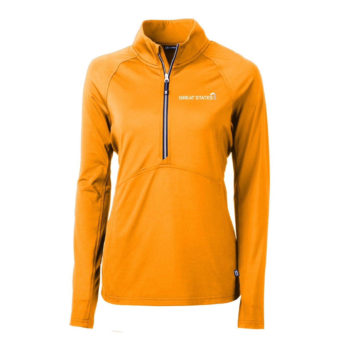 GSC131. Cutter & Buck Adapt Eco Knit Stretch Recycled Women's Half Zip Pullover