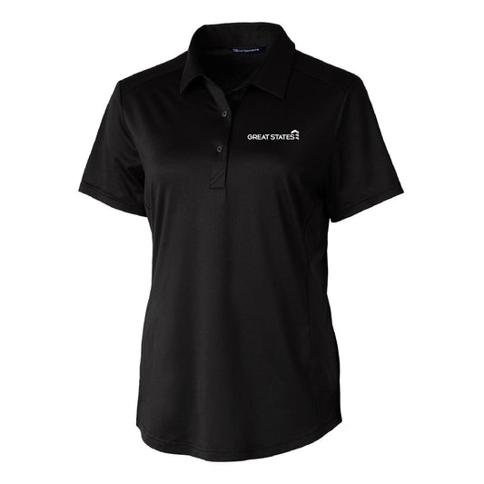 GSC134. Cutter & Buck Prospect Textured Stretch Women's Short Sleeve Polo
