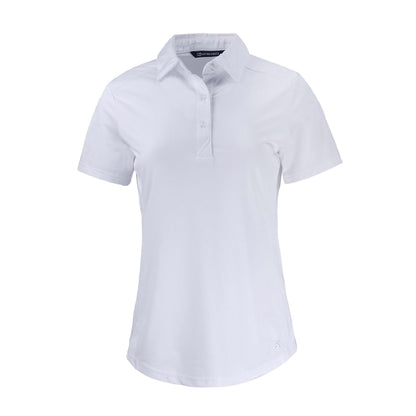 GSC134. Cutter & Buck Prospect Textured Stretch Women's Short Sleeve Polo