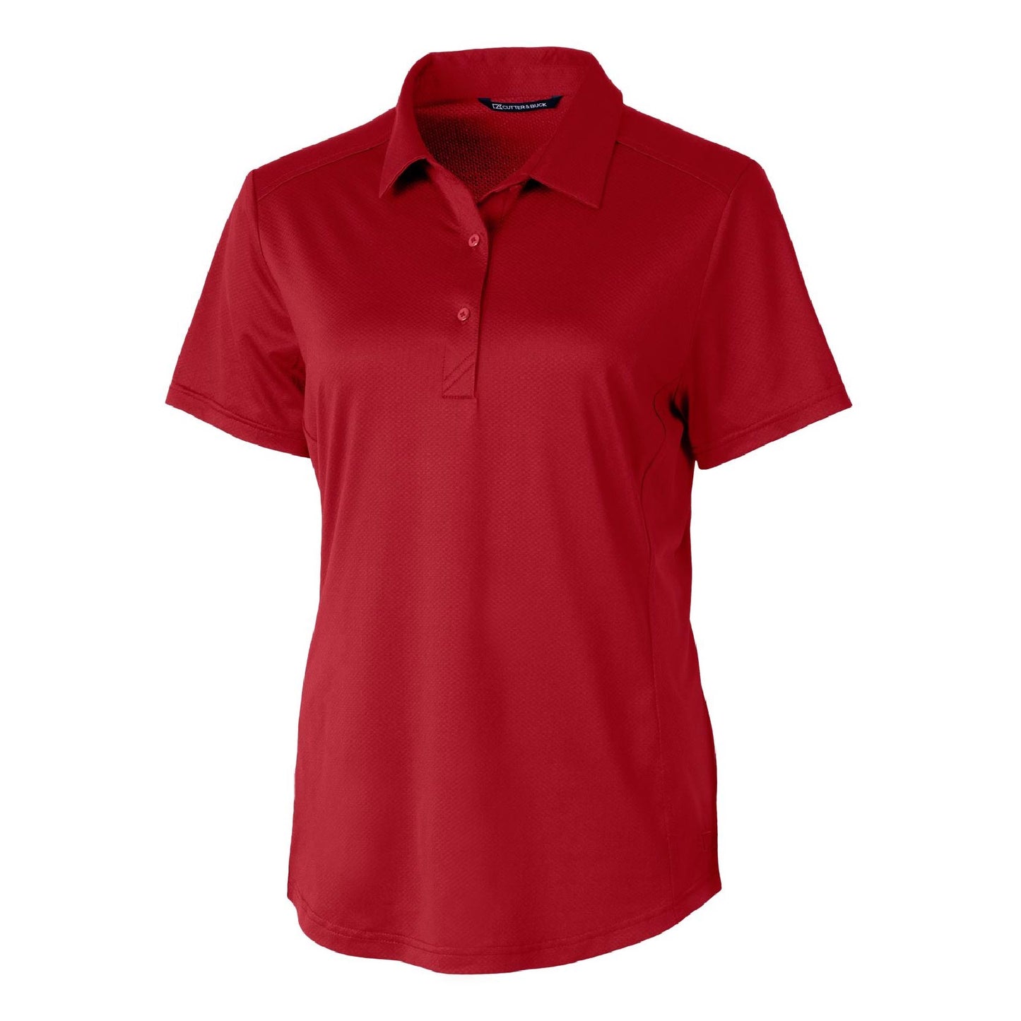 GSC134. Cutter & Buck Prospect Textured Stretch Women's Short Sleeve Polo