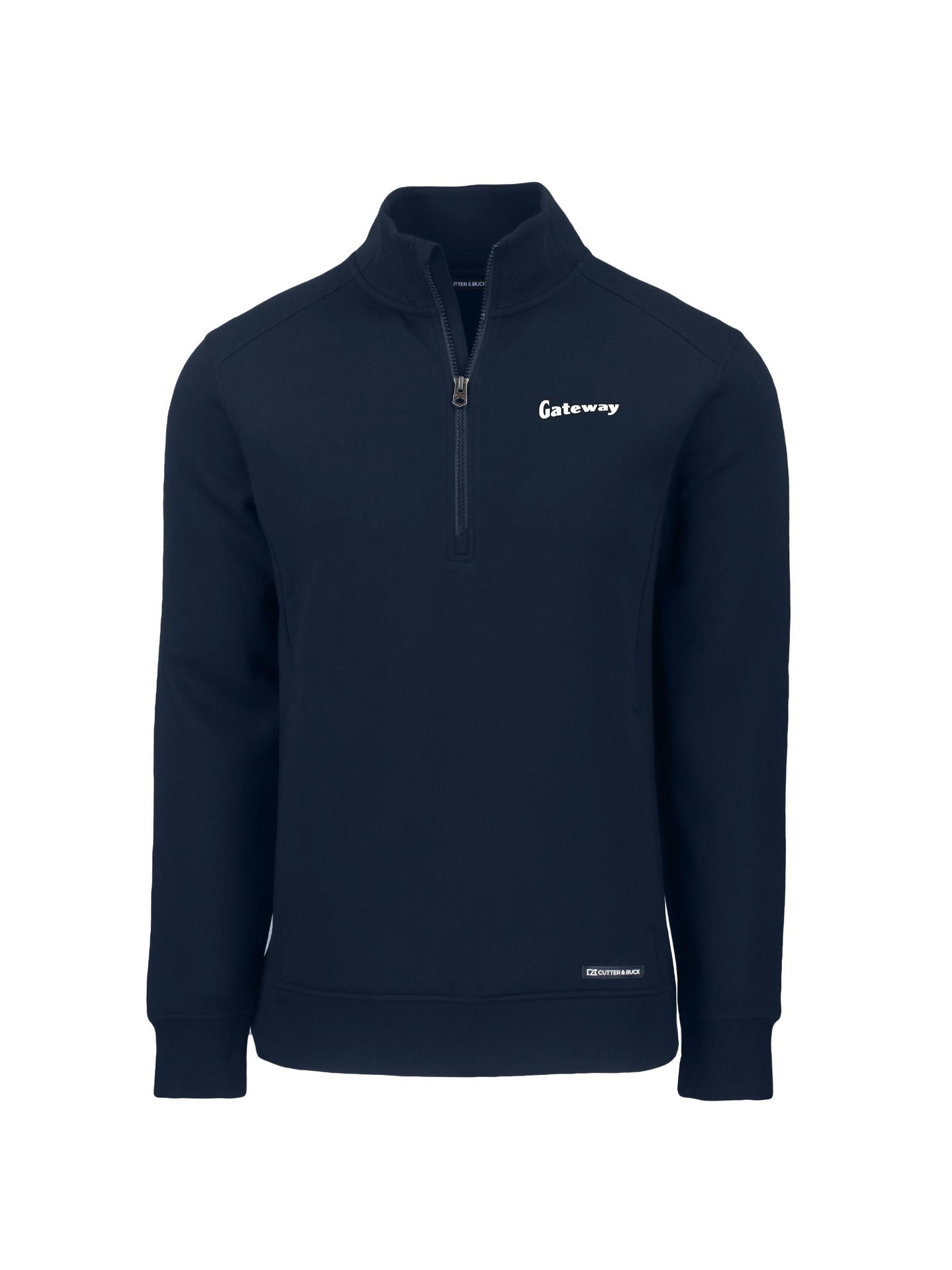 GW210. Cutter & Buck Roam Recycled Buttery-Soft Knit Mens Quarter Zip Jacket