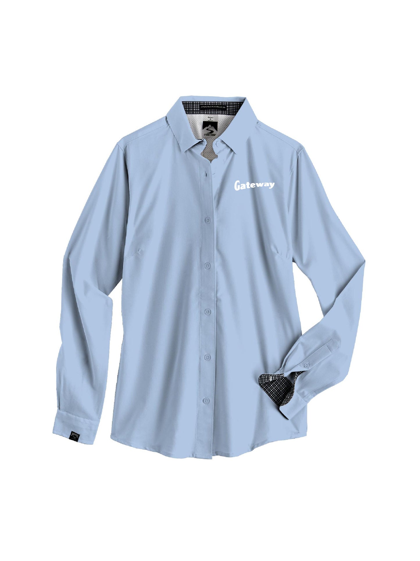 GW102. Women's Influencer 4-Way Strech Solid Woven Shirt