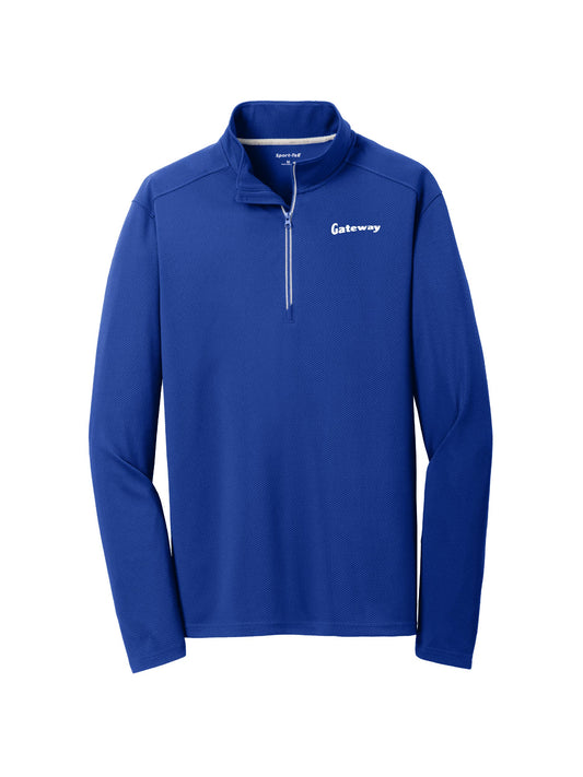 GW212. Sport-Tek Sport Wick Textured 1/4-Zip Pullover