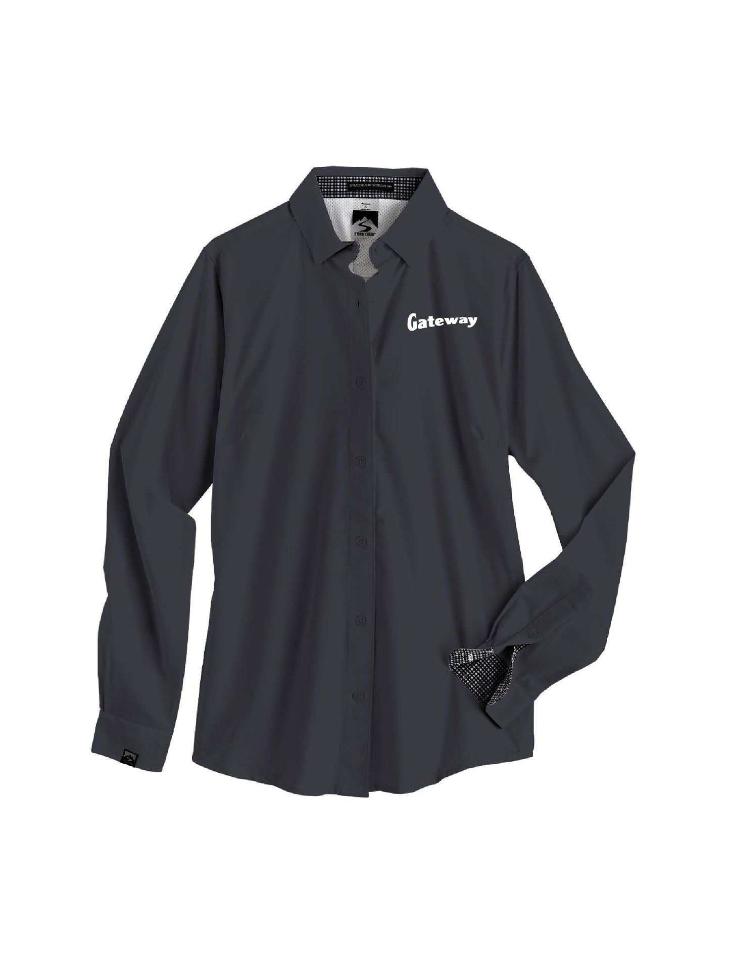 GW102. Women's Influencer 4-Way Strech Solid Woven Shirt