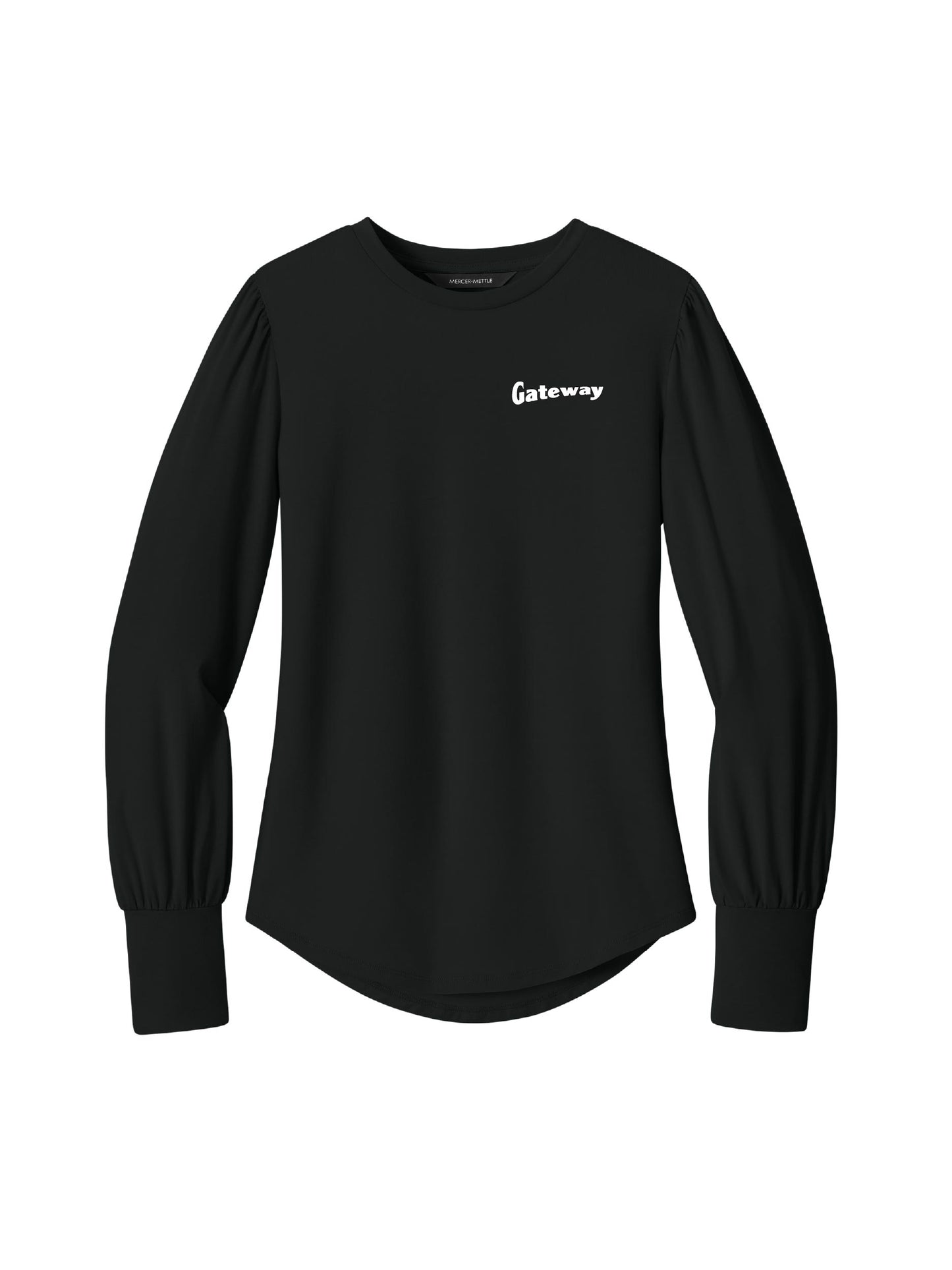 GW103. Mercer+Mettle Women's Stretch Jersey Long Sleeve Blouson Top