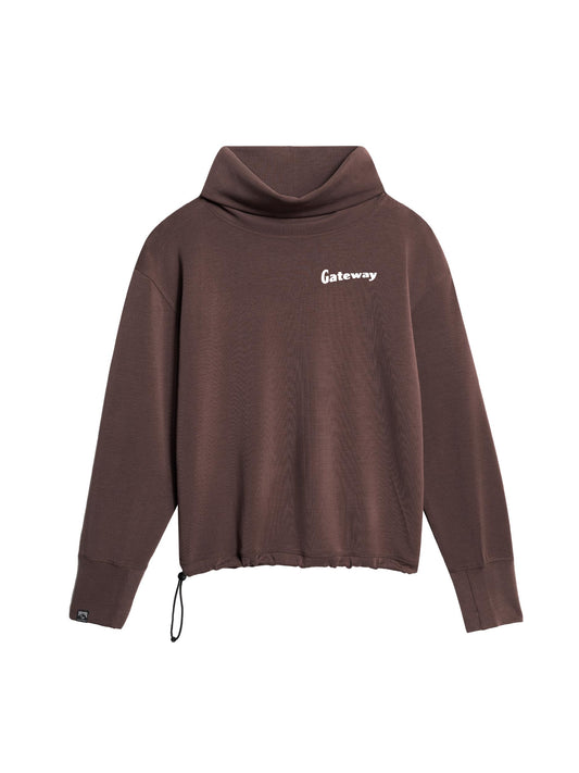 GW105. Women's Comfort Zone Super Soft Modal Blend Funnel Neck
