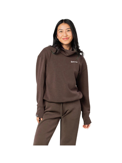 GW105. Women's Comfort Zone Super Soft Modal Blend Funnel Neck