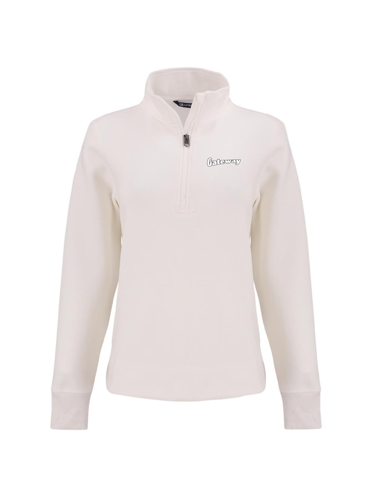 GW111. Cutter & Buck Roam Recycled Buttery-Soft Knit Womens Quarter Zip Pullover