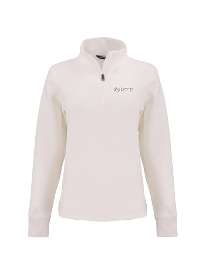 GW111. Cutter & Buck Roam Recycled Buttery-Soft Knit Womens Quarter Zip Pullover