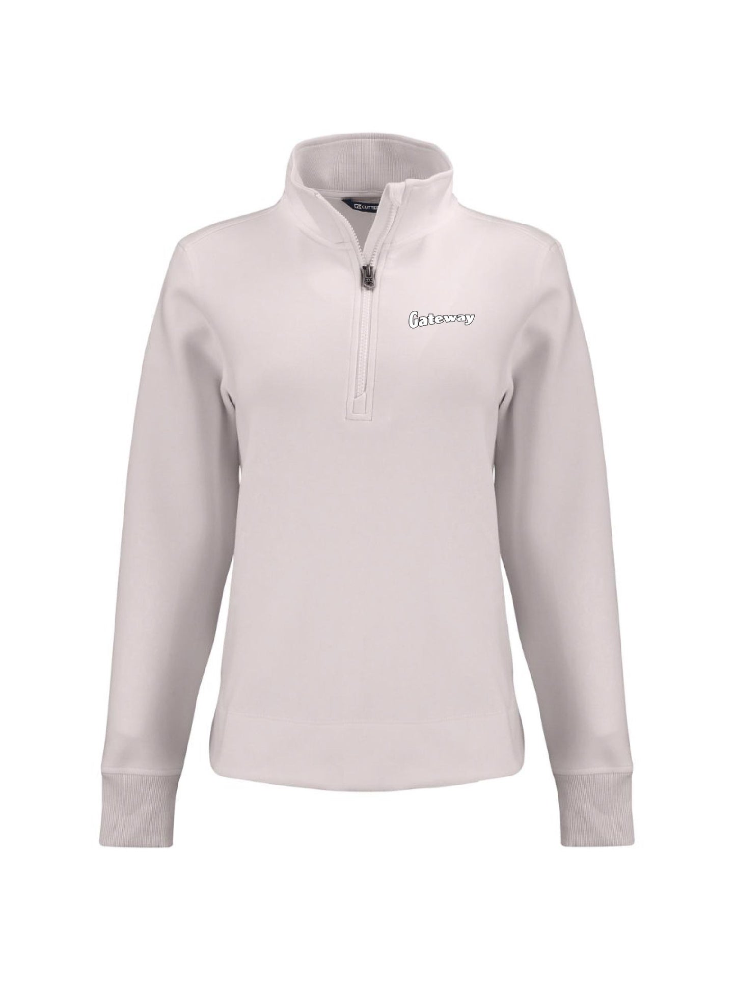 GW111. Cutter & Buck Roam Recycled Buttery-Soft Knit Womens Quarter Zip Pullover